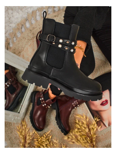 Resti Women's High Eco-Leather Ankle Boots Pearl Mist