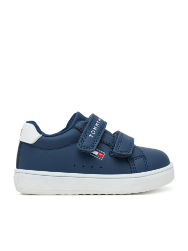 Сникърси Tommy Hilfiger Low Cut Velcro Sneaker T1X9-34062-1355 M Тъмносин