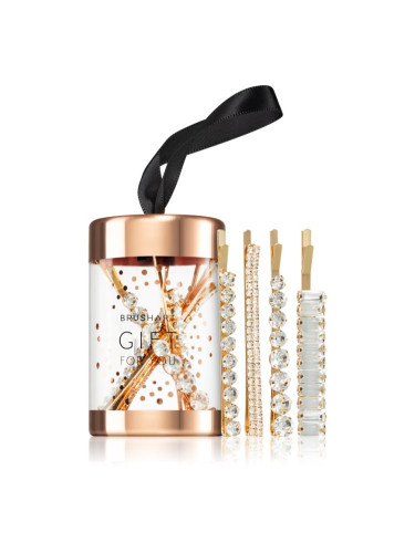 BrushArt Gift for You Rhinestone bobby pins фиби за коса 4 бр.