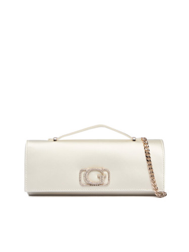 Guess Дамска чанта Zalina Mini HWSG93 50720 Екрю