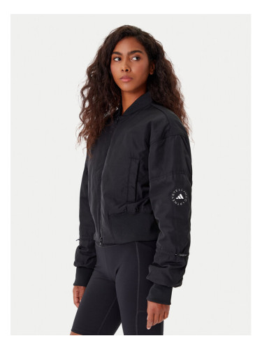 adidas by Stella McCartney Яке бомбър True Nature JF6030 Черен Loose Fit