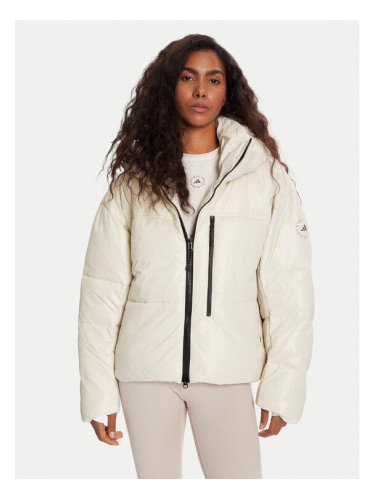 adidas by Stella McCartney Зимно яке JV8548 Бежов Loose Fit