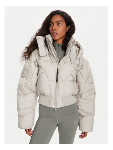 adidas by Stella McCartney Зимно яке KA0645 Сив Loose Fit