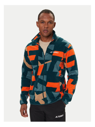 adidas Полар Terrex Multi Printed JM0137 Цветен Regular Fit