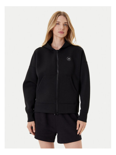 adidas by Stella McCartney Суитшърт JV7036 Черен Loose Fit