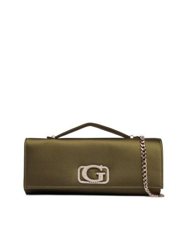 Guess Дамска чанта Zalina Mini HWSG93 50720 Зелен