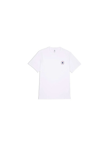 Converse Go-To Mini Patch T-Shirt White Мъже - Тениски Converse - Бял - 10026565-A01-M - Size: M