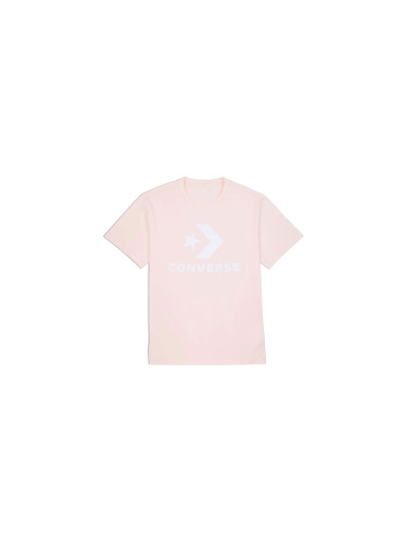 Converse Standard Fit Large Logo Star Chevron Tee Pink Мъже - Тениски Converse - Розов - 10025458-A38-M - Size: M
