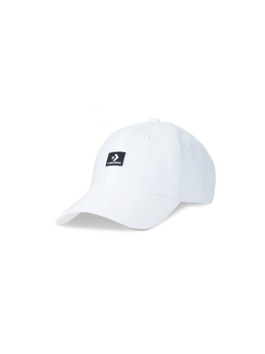Converse Day One Lockup Cap White Unisex - Шапки Converse - Бял - 10027420-A04-One-size - Size: One size