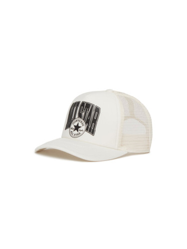 Converse Retro Collegiate Trucker Unisex - Чапки Converse - Бял - 10026659-A05-One-size - Size: One size