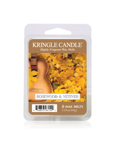Kringle Candle Rosewood & Vetiver восък за арома-лампа 64 гр.