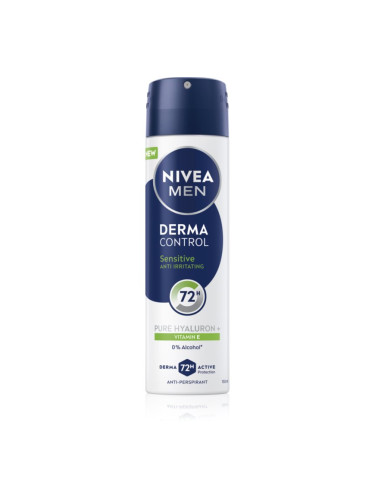 NIVEA MEN Derma Control Sensitive антиперспирант-спрей за чувствителна кожа 150 мл.