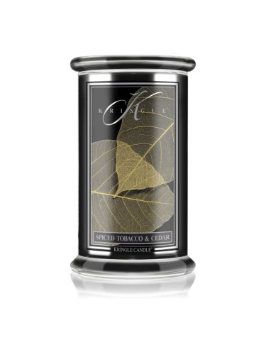 Kringle Candle Spiced Tobacco & Cedar ароматна свещ 623 гр.