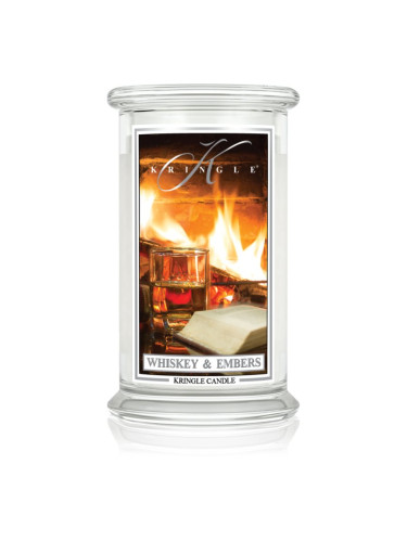 Kringle Candle Whiskey & Embers ароматна свещ 623 гр.
