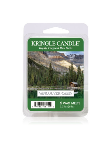 Kringle Candle Vancouver Cabin 6 Wax Melts ароматна свещ 64 гр.