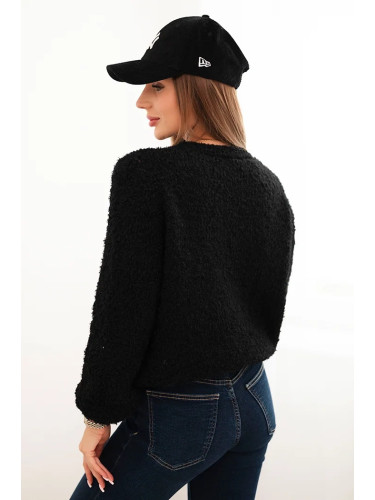 Kesi Włoski Women's sweater made of soft mohair black