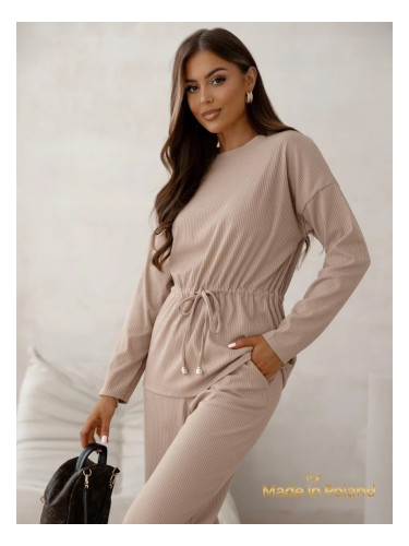 Resti Cotton Women's set a'la sweater ribbed