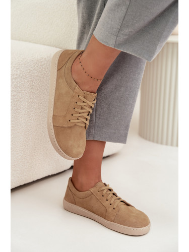 Zazoo Тампони тип боси с естествен набук Зазу 314 бежови