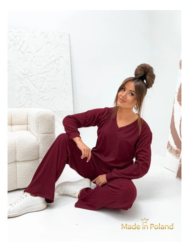 Resti Cotton Women's Knitted Sweater Set Shadow Line