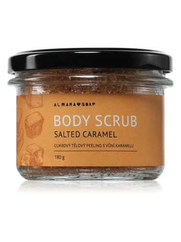 Almara Soap Body Scrub захарен скраб за тяло против целулит с аромат Salted Caramel 180 гр.