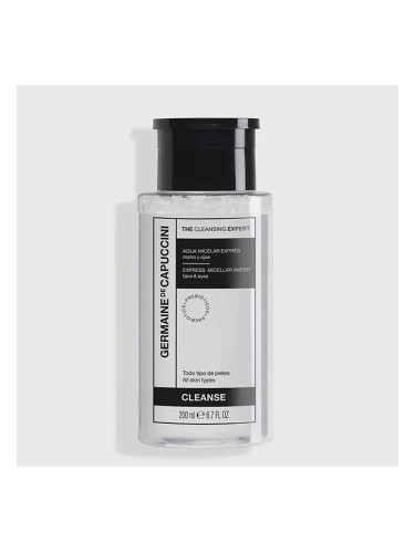 Мицеларна вода за лице, очи и грим с Пребиотици GERMAINE de CAPUCCINI The Cleansing Expert Express Micellar Water Face & Eyes 200ml