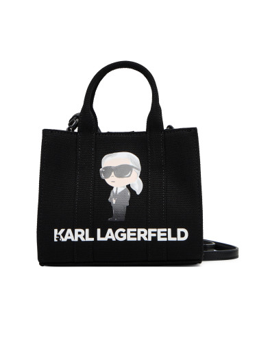 Дамска чанта KARL LAGERFELD A3W50109 Черен
