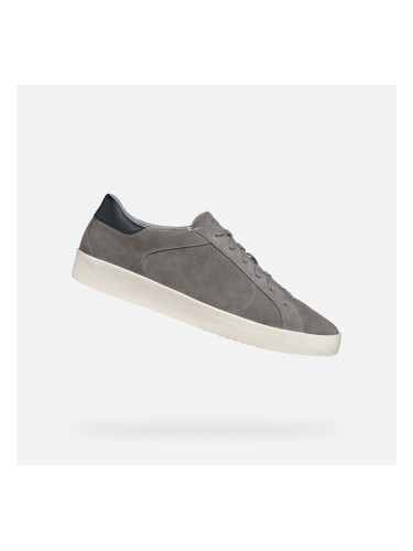 Grey Men's Geox Warley Sneakers - Men's
