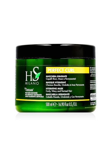 HS MILANO Perfect Curl Hydrating Mask Маска за коса 500 ml
