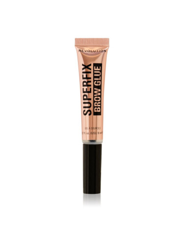 Makeup Revolution Superfix Brow Glue прозрачен фиксиращ гел за вежди 8 мл.