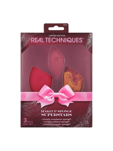 Real Techniques Makeup Sponge Superstars комплект апликатори за лице