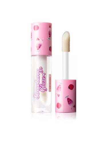 I Heart Revolution Milkshake Strawberry Glaze блясък за устни цвят Clearly Cream 3 мл.