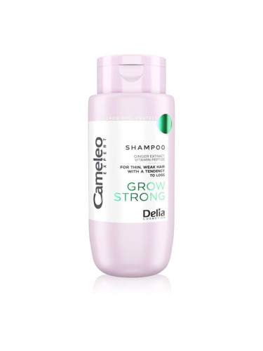 Delia Cosmetics Cameleo Expert Grow Strong Shampoo подсливащ шампоан за слаба, склонна към оредяване коса 300 мл.