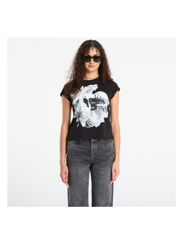 Тениска AllSaints Lena Anna Tee Black XS