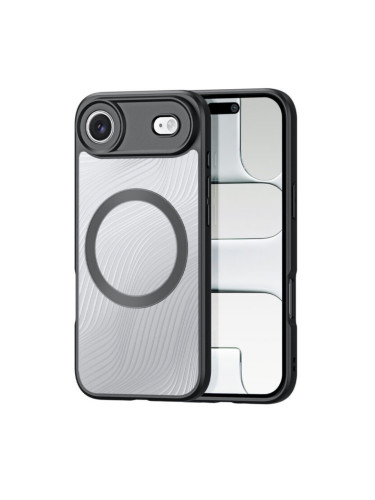 Силиконов твърд кейс Dux Ducis AIMO с Magsafe, За iPhone 17 Air (6.9), Черен