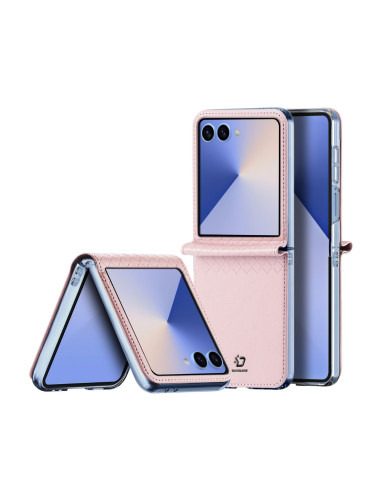 Кожен кейс Dux Ducis BRIL, За Samsung Galaxy Z Flip7, Розов