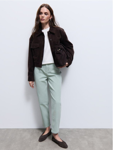 Mohito - Дънки mom slim - зелено