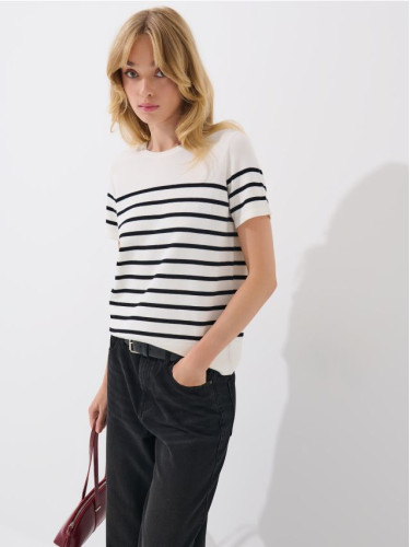 Mohito - Пуловер със съдържание на вискоза - кремaво