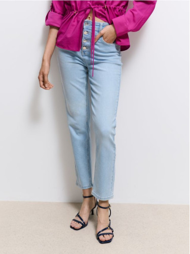 Mohito - Дънки mom slim - син