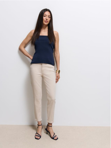 Mohito - Дънки mom slim - бежово