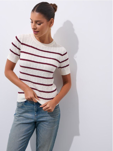 Mohito - Блуза на райе - бежово