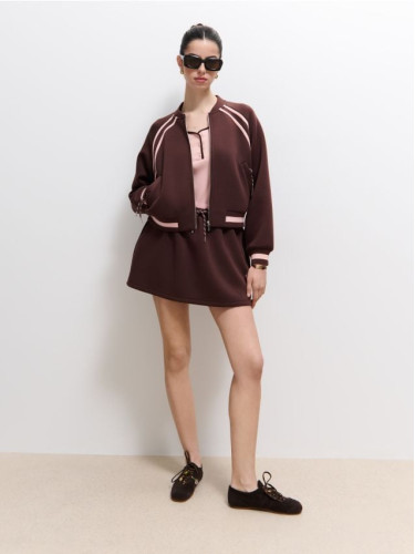 Mohito - Мини пола - тъмно кафяво