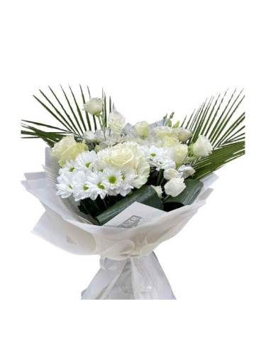 Букет в бяло