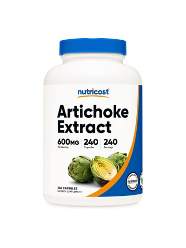 Артишок Екстракт 600 mg 240 капсули | Nutricost