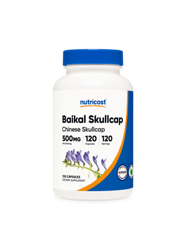 Шлемник байкалски 500 mg 120 капсули | Nutricost