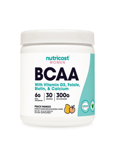 Верижно-разклонени аминокиселини + витамин D3, Фолиева киселина , биотин, калций 300 g прах с манго 