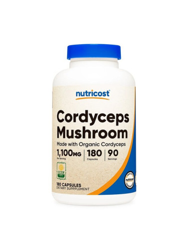 Кордицепс 550 mg 180 капсули | Nutricost