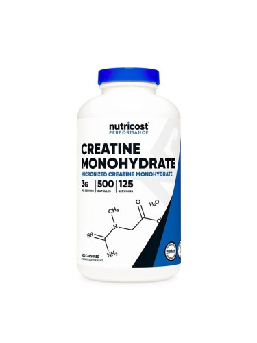 Креатин монохидрат 750 mg 500 капсули | Nutricost