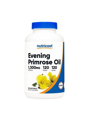 Вечерна иглика (масло) 1300 mg 120 софтгел капсули | Nutricost