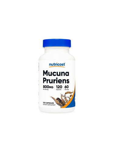 Мукуна 400 mg 120 капсули | Nutricost