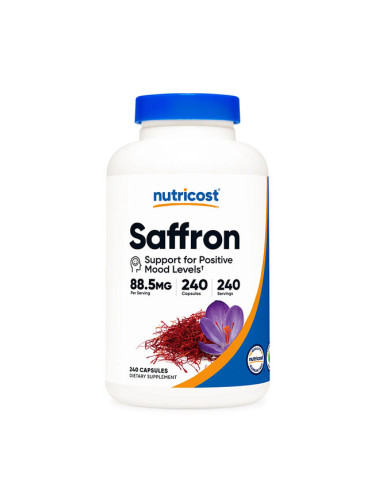 Екстракт от шафран 88.5 mg 240 капсули | Nutricost